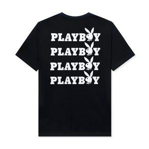 This classic t-shirt will turn heads with its large playboy text on back